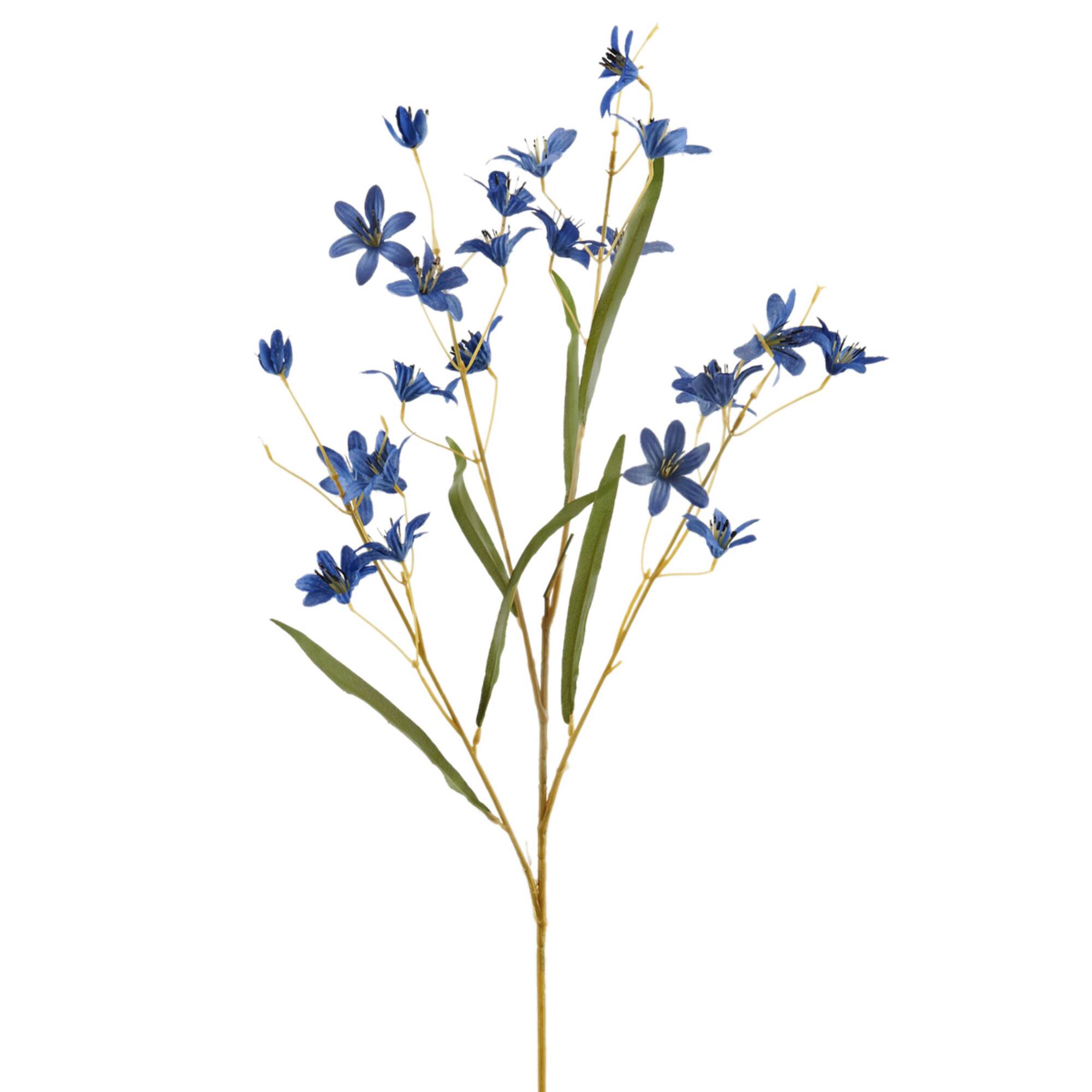 12 Pack: Indigo Blue Peruvian Flower Spray by Ashland®